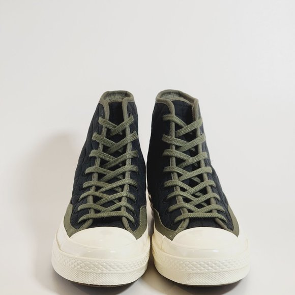 Converse Chuck 70 Hi Quilted Canvas Black Unisex Sneakers A01399C NWT - Picture 6 of 6